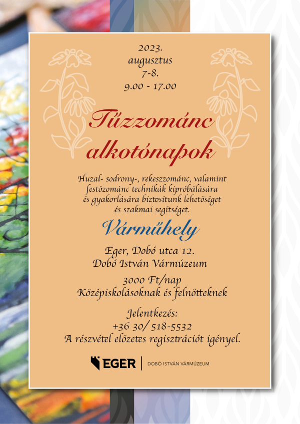Tűzzománc alkotónapok